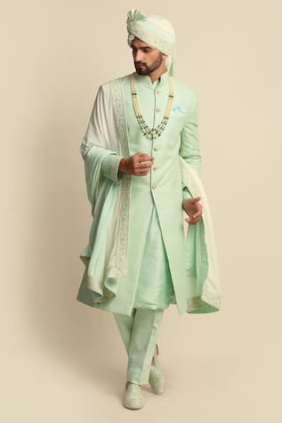 Embroidered Sherwani & Kurta Set 