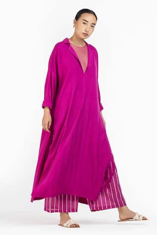 Notched Collar Tunic 
