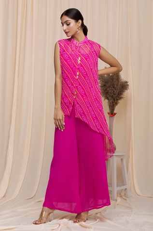 Samyukta Singhania Asymmetric Kurta & Palazzo Set