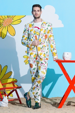 Nautanky Printed Blazer & Pant Set