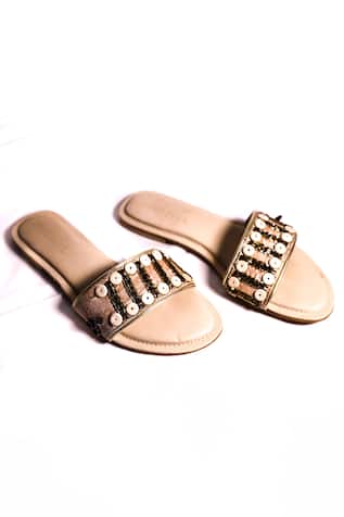 Cutdana Embroidered Flats 