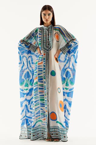 Dakota Silk Kaftan Tunic 