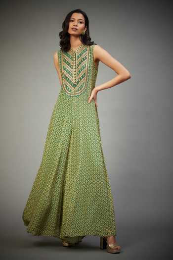 RI.Ritu Kumar Printed Sleeveless Jumpsuit 