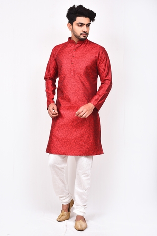 Khwaab by Sanjana Lakhani Floral Motif Kurta Set