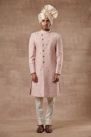 Floral Embroidered Sherwani Set 