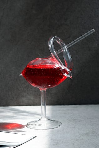 Swan Cocktail Glass Set of 2 