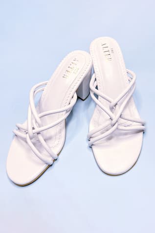 The Alter Knotted Strappy Block Heels 