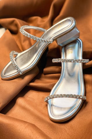The Alter Mysha Embellished Block Heels 