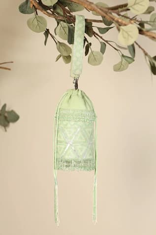 Bahar Bead Work Bucket Bag 