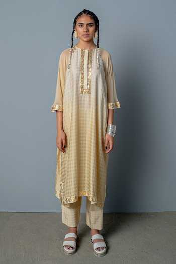 Pooja Rajgarhia Gupta Cleo Printed Kaftan & Pant Set 