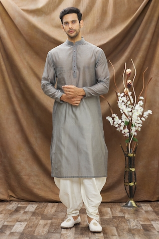 Buy Grey 100% Linen Plain Flinter Blazer And Trouser Set For Men by  Philocaly Online at Aza Fashions.