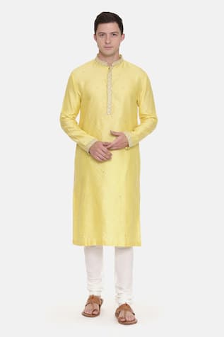 Geometric Embroidered Kurta Set 