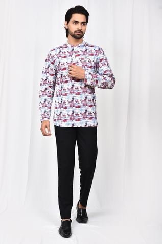 Samyukta Singhania Cotton Printed Short Kurta