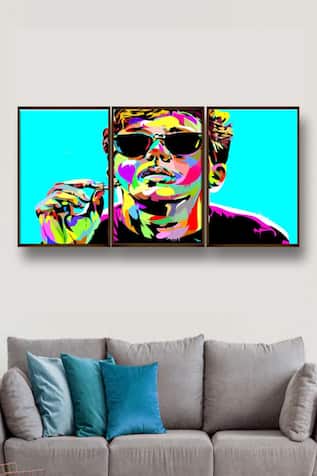 Abstract Print Canvas Painting Set of 3 