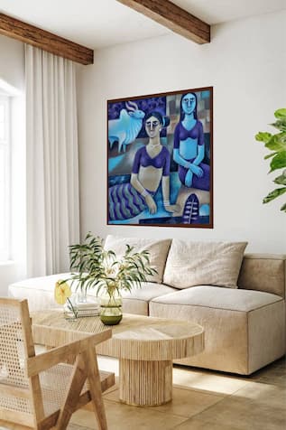 Abstract Canvas Painting 