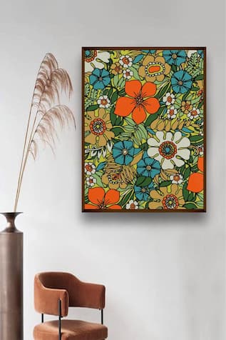 Floral Handmade Painting 