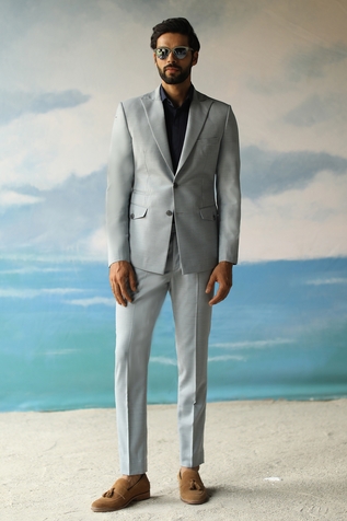Philocaly Mist Wool Blazer
