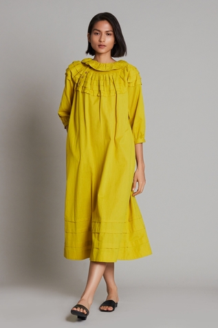 Mati Avira Cotton Pleated Dress