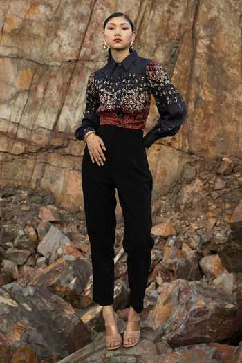 Bhanuni By Jyoti Floral Print Blouse 