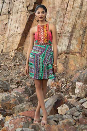 Bhanuni By Jyoti Galleria Printed Tunic Dress 