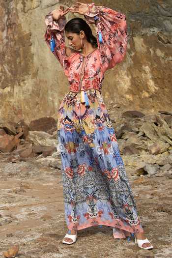 Bhanuni By Jyoti Blooming Printed Maxi Dress 