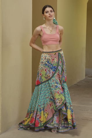 Long skirt designer clearance dress