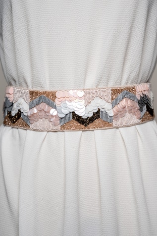 Sequin Embroidered Belt 