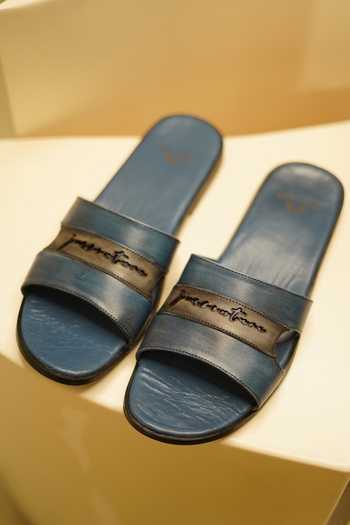 Jatin Malik Cut-Out Strap Sliders 