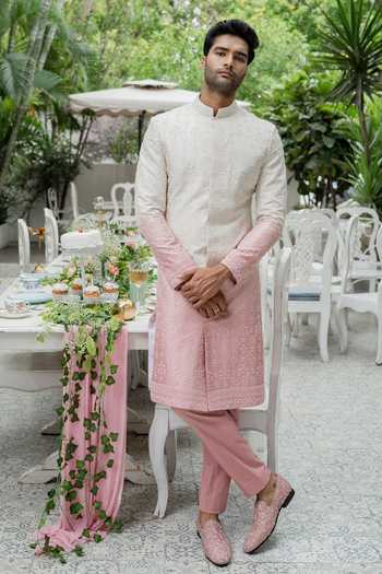 Varun Chakkilam Ombre Sherwani & Pant Set 