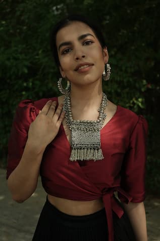 Handcrafted Oxidized Necklace 