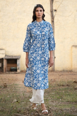 Marche Cotton Printed Kurta & Palazzo Set