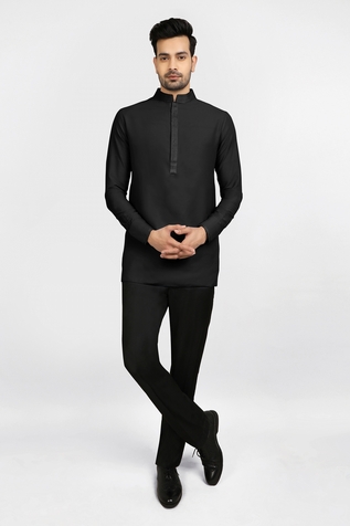 Bubber Couture Krish Cotton Silk Short Kurta