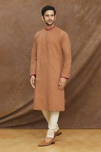 Priyanka Haralalka Shadow Embroidered Kurta Set 