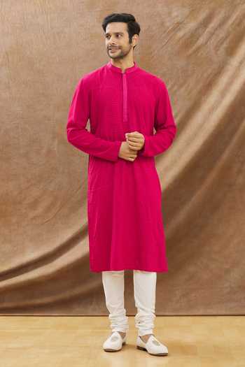 Priyanka Haralalka Thread Embroidered Kurta Set 