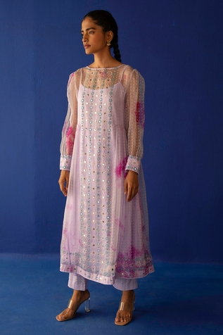 Surbhi Gupta Neo Tie Dye Kurta & Pant Set
