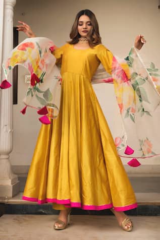Buy Cotton Frock Suits for Women Online in India | Libas