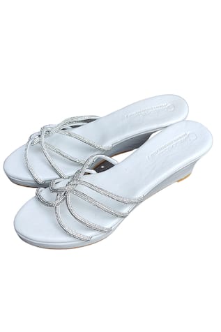 Knotted Strappy Wedges 