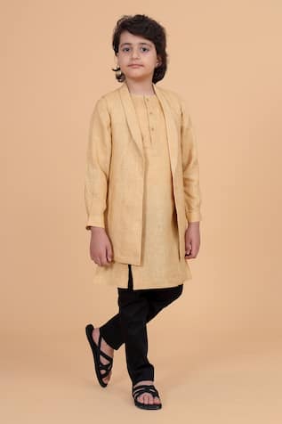 Cotton Long Waistcoat 