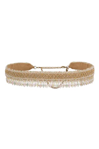 Kiah Bead Embellished Belt 