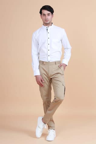 Mandarin Collar Shirt 