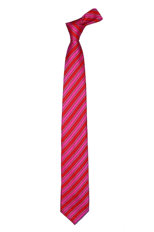 Tossido Stripe Print Tie