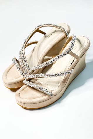 THE ALTER Kiara Embellished Wedges 