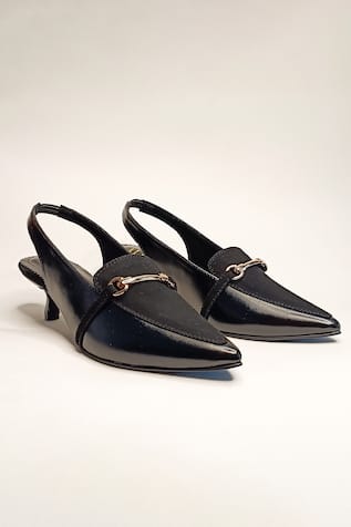 The Alter Audrey Black Stilettoe Heels 