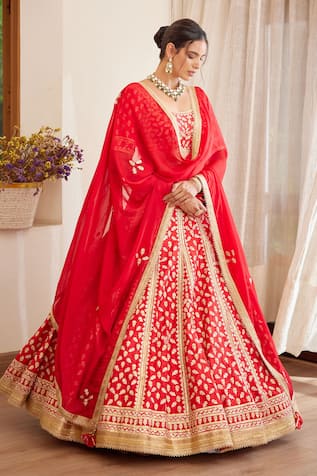 Gota Embroidered Bridal Lehenga Set 