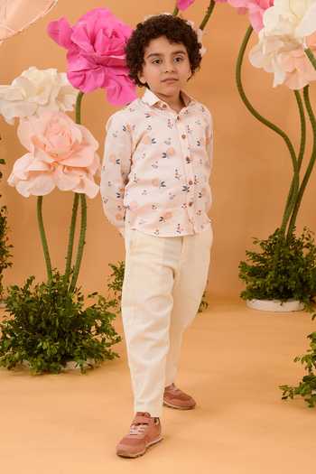 Littleens Roseship Printed Shirt 