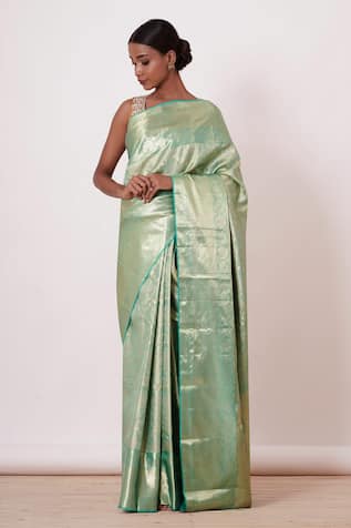 Dharamavaram Silk Saree With Zari Blouse 