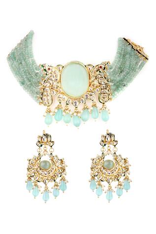 Kundan Embellished Choker Set 