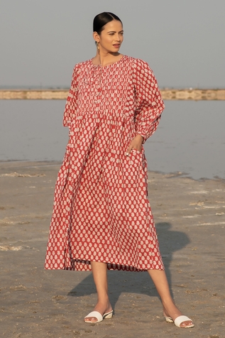 Marche Floral Print Dress