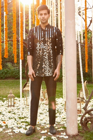 Twenty Nine Mirror Work Short Kurta