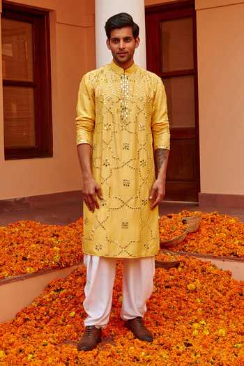Twenty Nine Mirror Work Kurta 